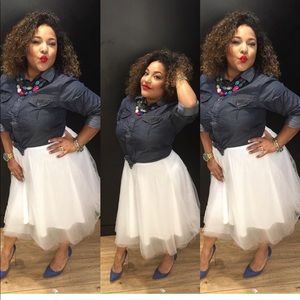 Charlotte Russe skirt with tulle